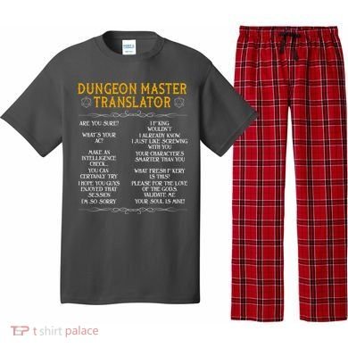 Dungeon Master Translator Funny Pajama Set