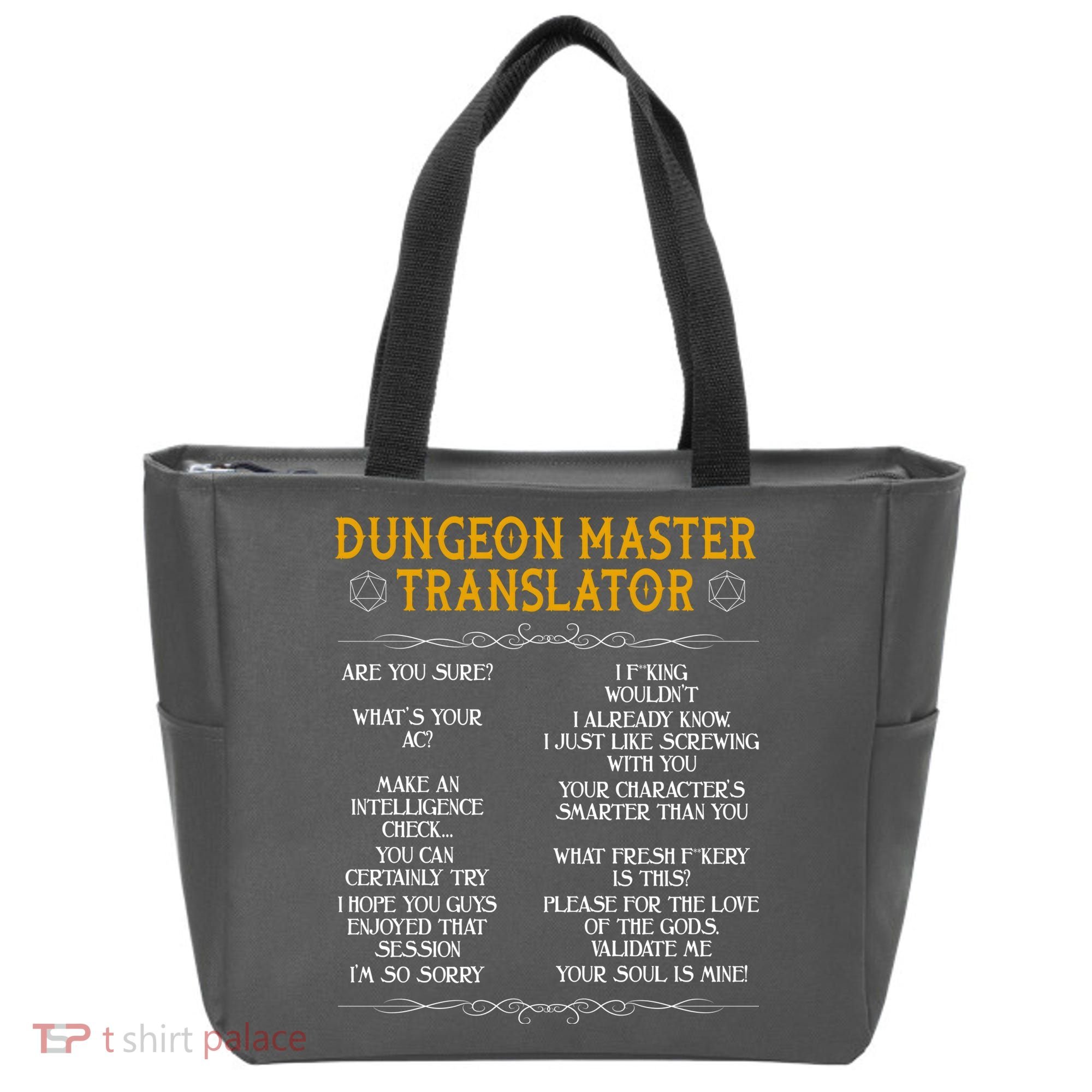 Dungeon Master Translator Funny Tote Bag