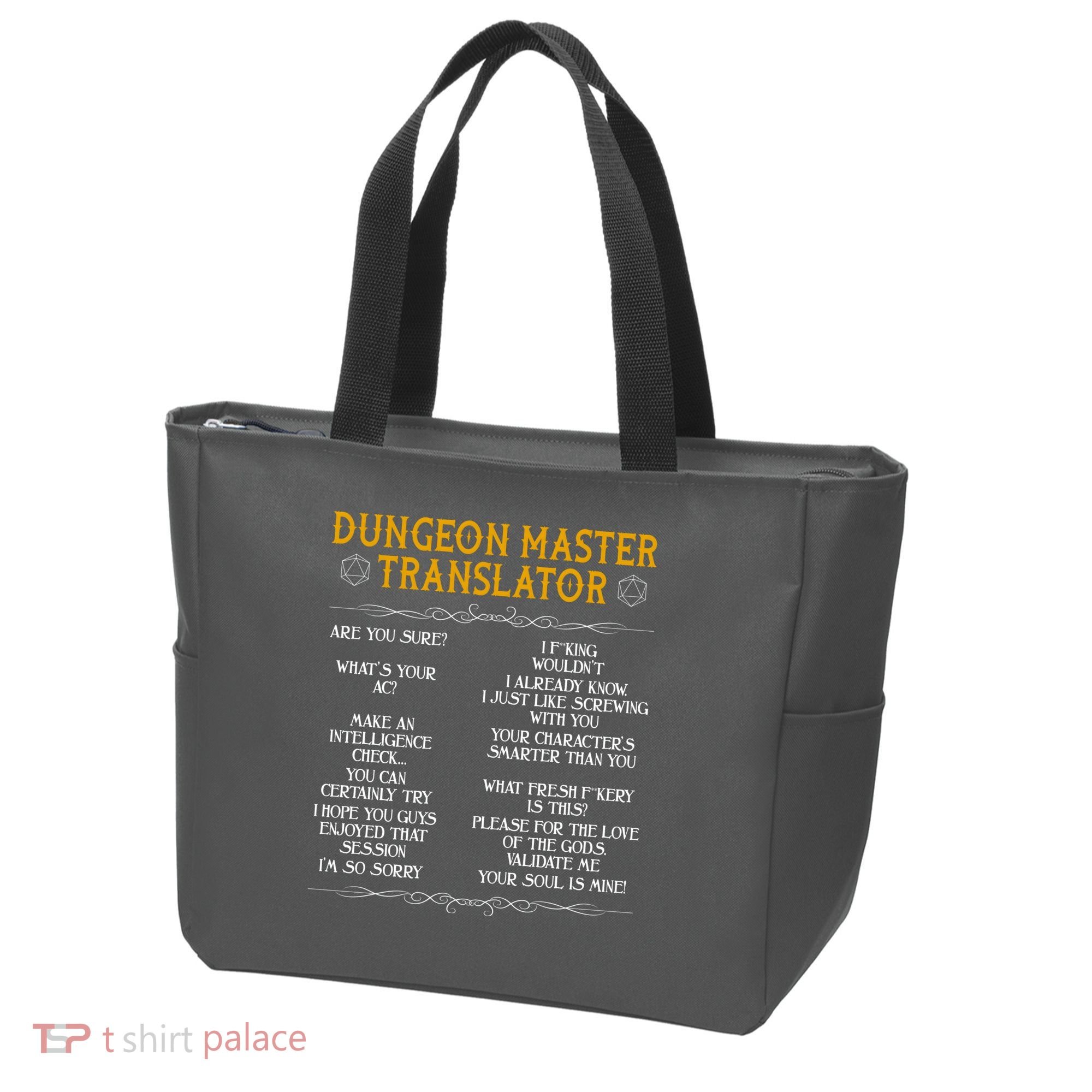 Dungeon Master Translator Funny Tote Bag