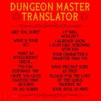 Dungeon Master Translator Funny Santa Hat thumb 1