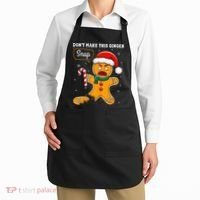 DonT Make This Ginger Snap Redhead Funny Christmas Apron thumb 2