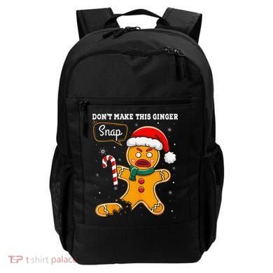 DonT Make This Ginger Snap Redhead Funny Christmas Backpack