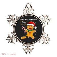 DonT Make This Ginger Snap Redhead Funny Christmas Ornament thumb 0