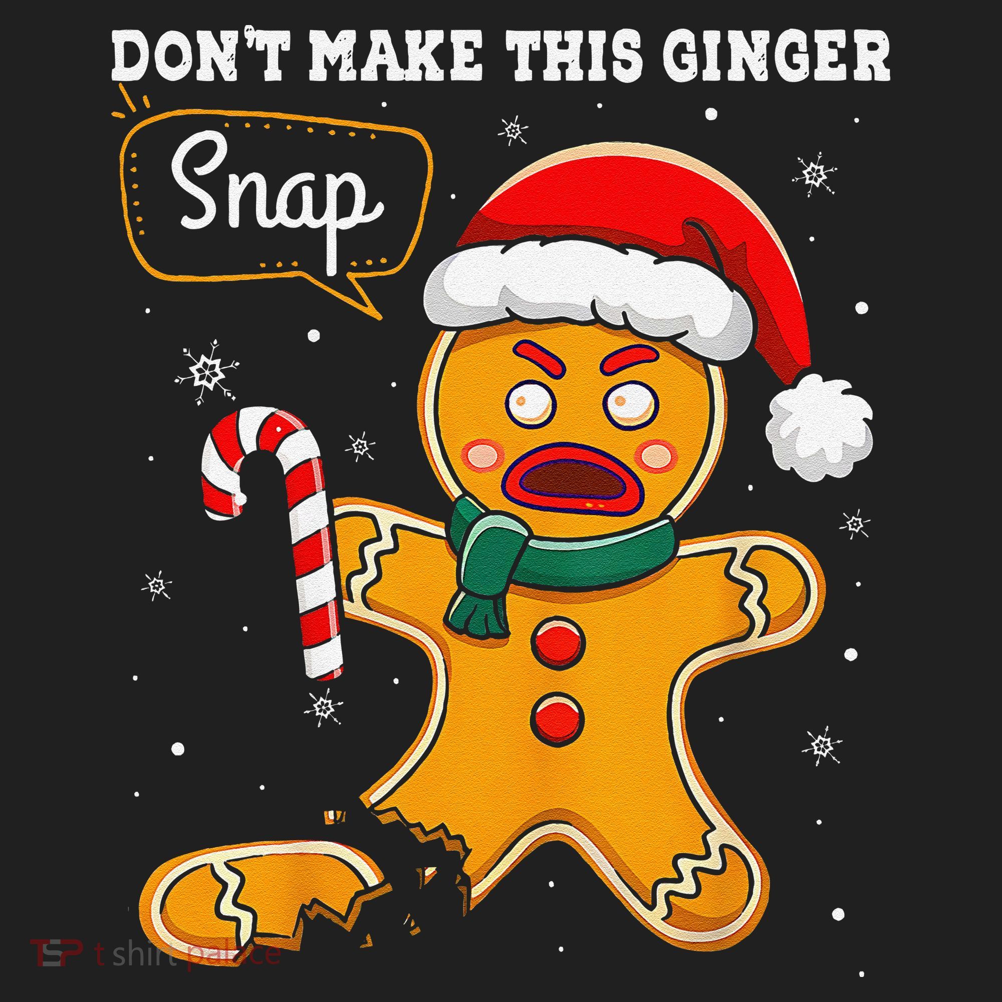 DonT Make This Ginger Snap Redhead Funny Christmas Hat