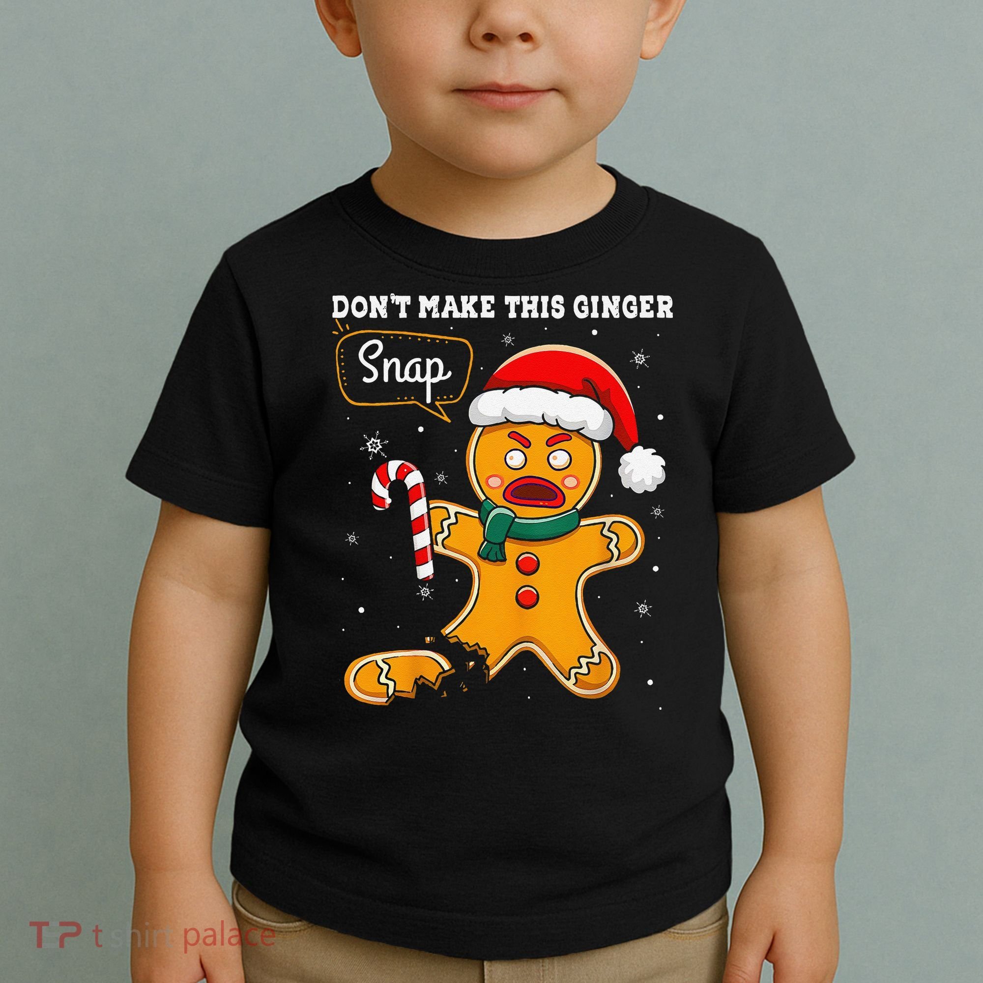 DonT Make This Ginger Snap Redhead Funny Christmas Toddler T-Shirt