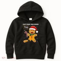 DonT Make This Ginger Snap Redhead Funny Christmas Kids Hoodie thumb 0