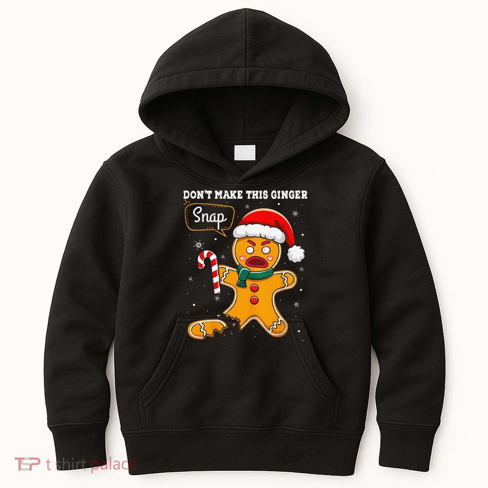 DonT Make This Ginger Snap Redhead Funny Christmas Kids Hoodie