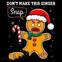 DonT Make This Ginger Snap Redhead Funny Christmas Kids Hoodie thumb 5