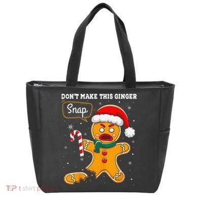 DonT Make This Ginger Snap Redhead Funny Christmas Tote Bag