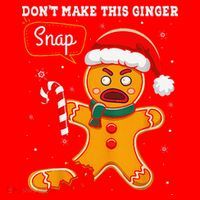 DonT Make This Ginger Snap Redhead Funny Christmas Santa Hat thumb 1
