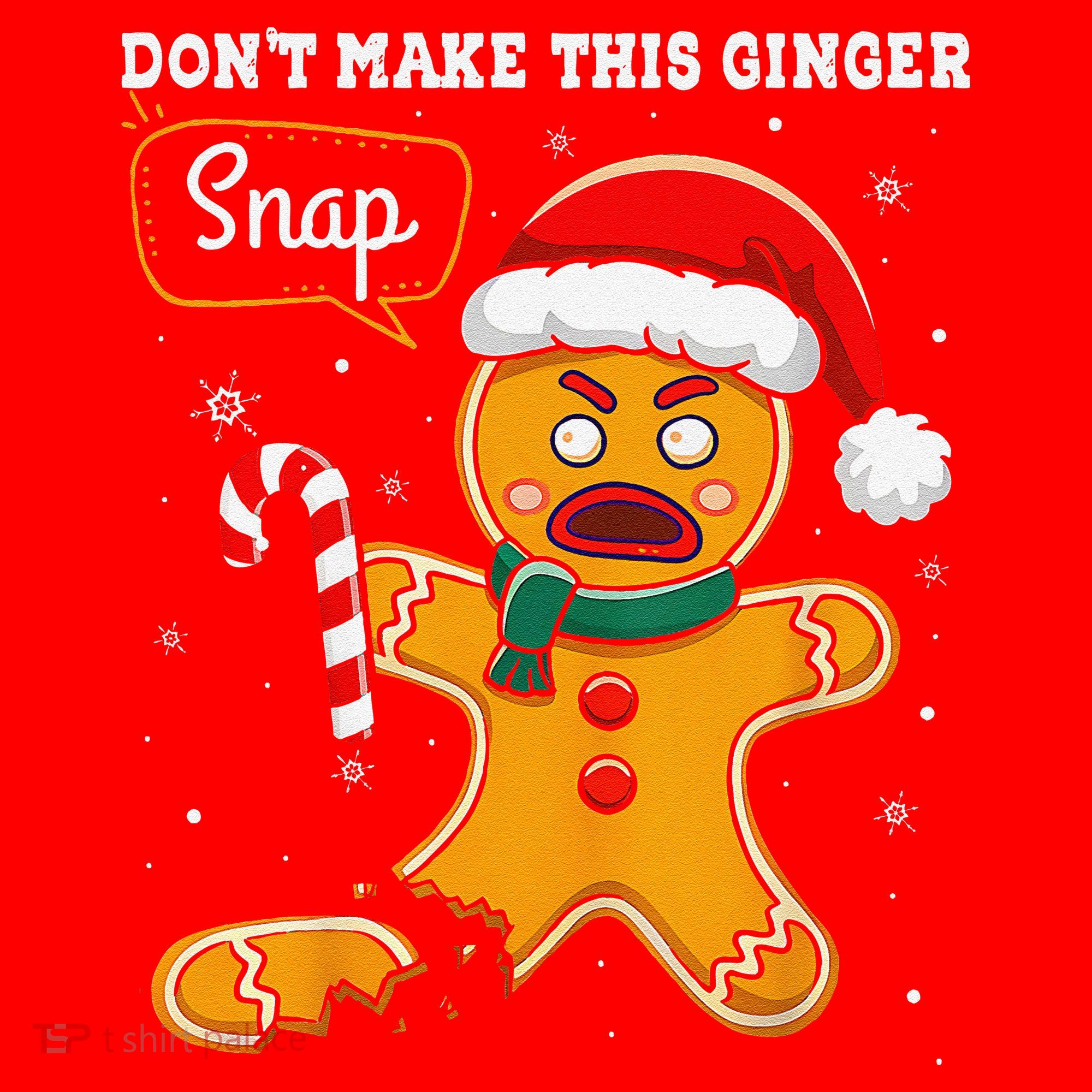 DonT Make This Ginger Snap Redhead Funny Christmas Santa Hat