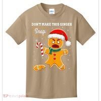DonT Make This Ginger Snap Redhead Funny Christmas Kids T-Shirt thumb 0