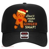 Don't Make This Ginger Snap Funny Redhead Hot Temper Saying Hat thumb 0