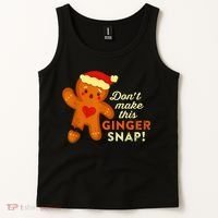 Don't Make This Ginger Snap Funny Redhead Hot Temper Saying Tank Top thumb 2