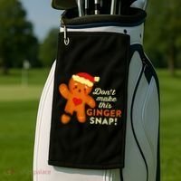 Don't Make This Ginger Snap Funny Redhead Hot Temper Saying Golf Towel thumb 2