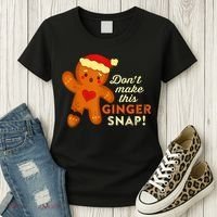 Don't Make This Ginger Snap Funny Redhead Hot Temper Saying Women's T-Shirt thumb 3