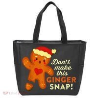 Don't Make This Ginger Snap Funny Redhead Hot Temper Saying Tote Bag thumb 0