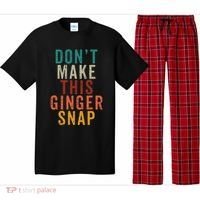 Don't Make This Ginger Snap Funny Readhead Pajama Set thumb 0