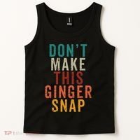 Don't Make This Ginger Snap Funny Readhead Tank Top thumb 2