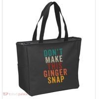 Don't Make This Ginger Snap Funny Readhead Tote Bag thumb 2