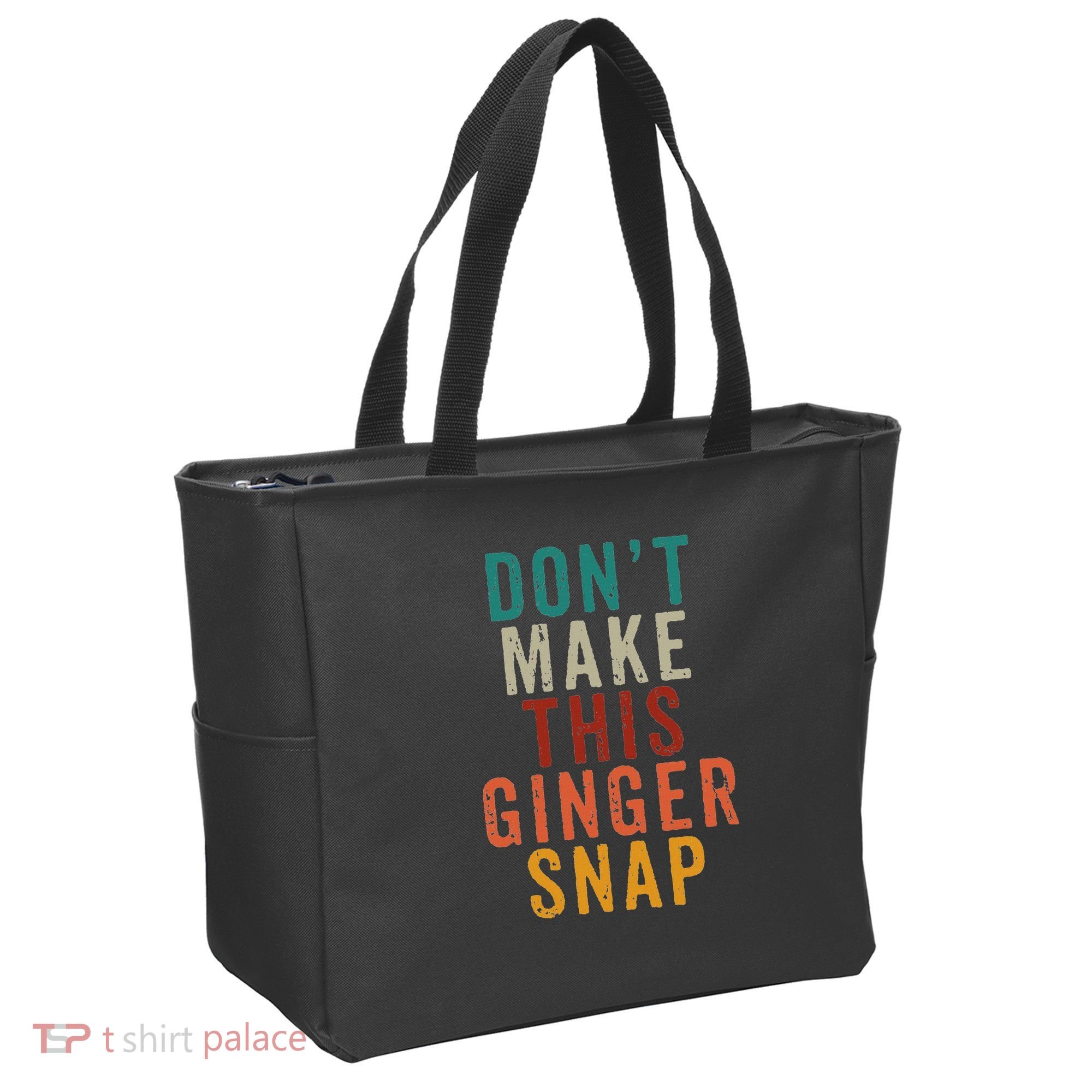 Don't Make This Ginger Snap Funny Readhead Tote Bag