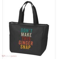 Don't Make This Ginger Snap Funny Readhead Tote Bag thumb 3