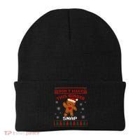 Don't Make This Ginger Snap Funny Ugly Christmas Sweater Gift Beanie thumb 0