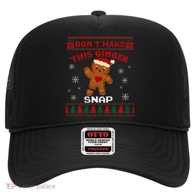 Don't Make This Ginger Snap Funny Ugly Christmas Sweater Gift Hat