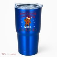 Don't Make This Ginger Snap Funny Ugly Christmas Sweater Gift Tumbler thumb 0