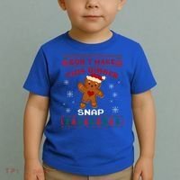 Don't Make This Ginger Snap Funny Ugly Christmas Sweater Gift Toddler T-Shirt thumb 2