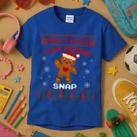 Don't Make This Ginger Snap Funny Ugly Christmas Sweater Gift Kids T-Shirt thumb 3