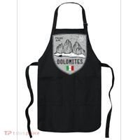 Dolomites Mountain Tre Cime Italy Emblem Apron thumb 0