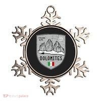Dolomites Mountain Tre Cime Italy Emblem Ornament thumb 0
