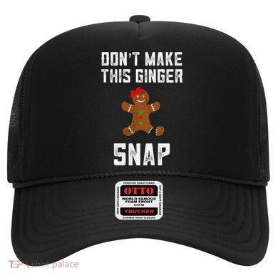 DonT Make This Ginger Snap Christmas Funny Redhead Gingers Gift Hat