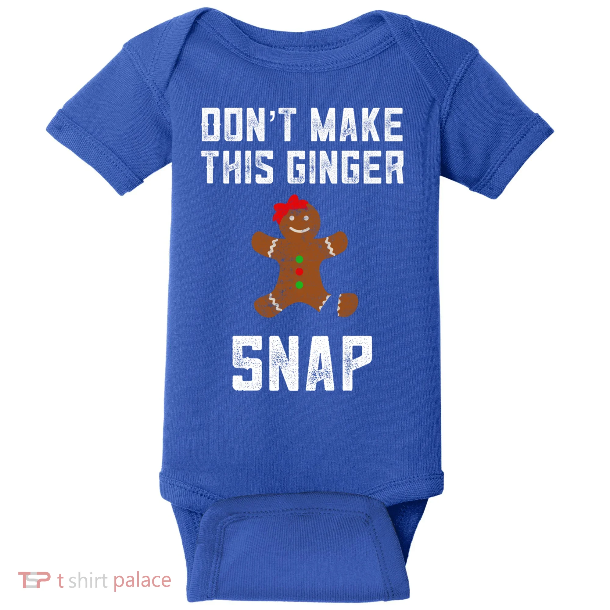 DonT Make This Ginger Snap Christmas Funny Redhead Gingers Gift Baby Bodysuit