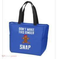 DonT Make This Ginger Snap Christmas Funny Redhead Gingers Gift Tote Bag thumb 3