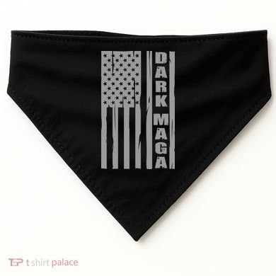 Dark Maga Trump 2024 USA-Made Doggie Bandana