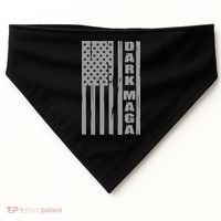 Dark Maga Trump 2024 USA-Made Doggie Bandana thumb 0