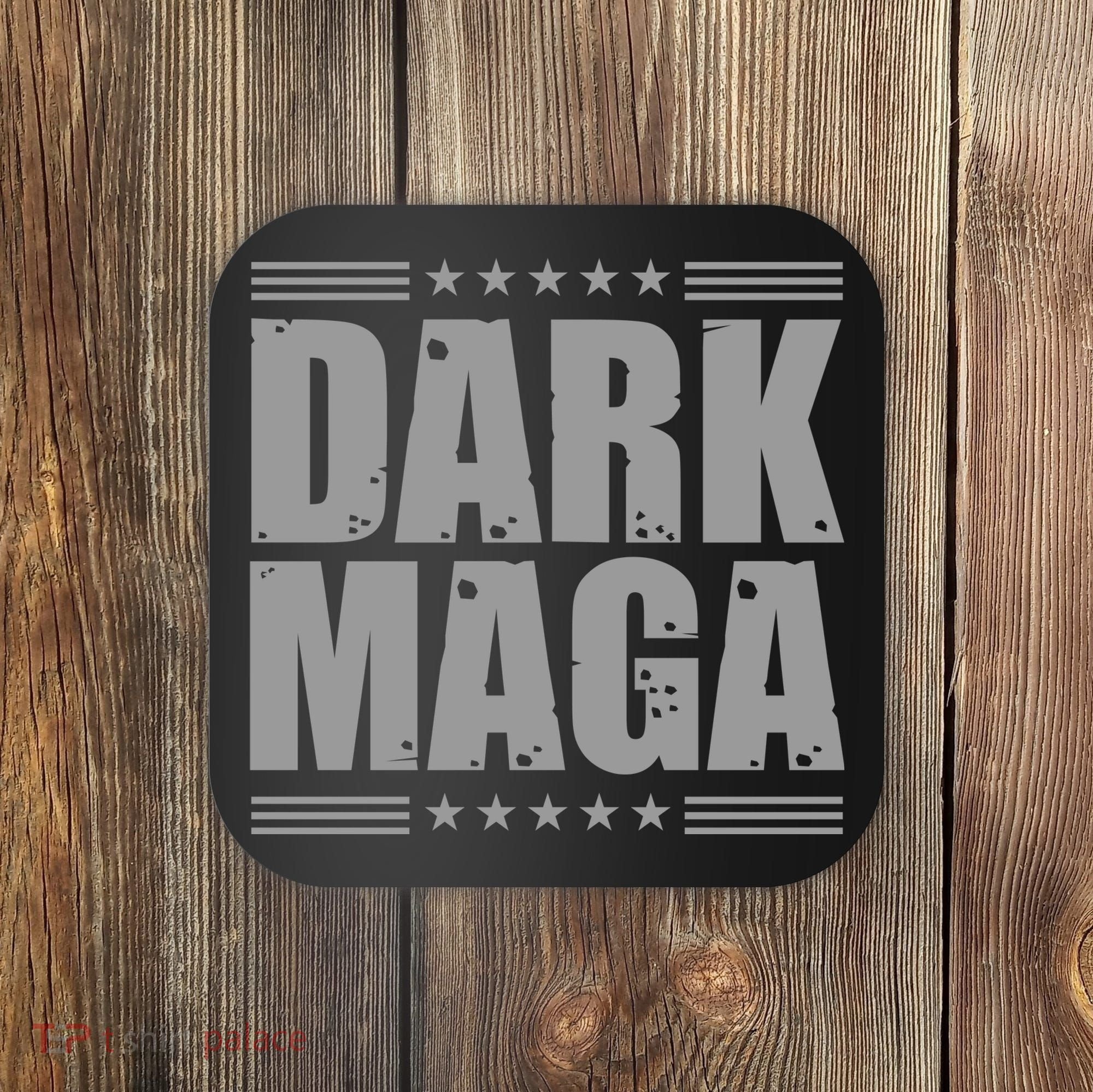 Dark Maga Trump 2024 Coaster