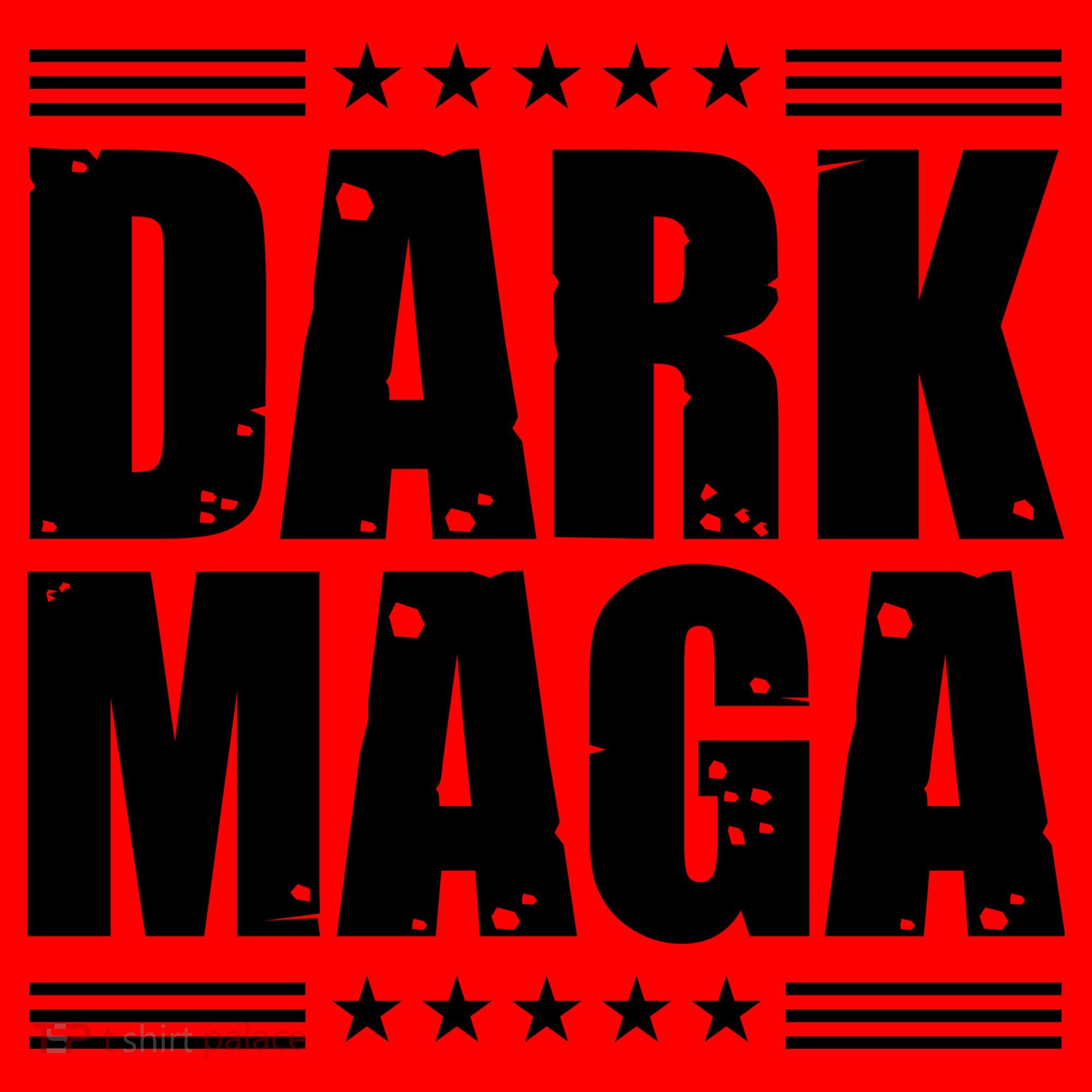 Dark Maga Trump 2024 Santa Hat