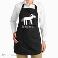 Death Metal Unicorn Rainbow Apron thumb 2