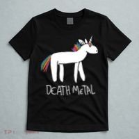 Death Metal Unicorn Rainbow T-Shirt thumb 5