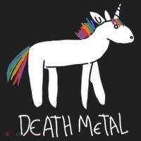 Death Metal Unicorn Rainbow Beanie thumb 2