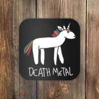 Death Metal Unicorn Rainbow Coaster thumb 0