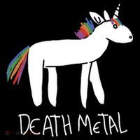Death Metal Unicorn Rainbow Women's Hoodie thumb 2