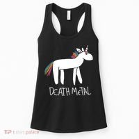 Death Metal Unicorn Rainbow Women's Tank Top thumb 0