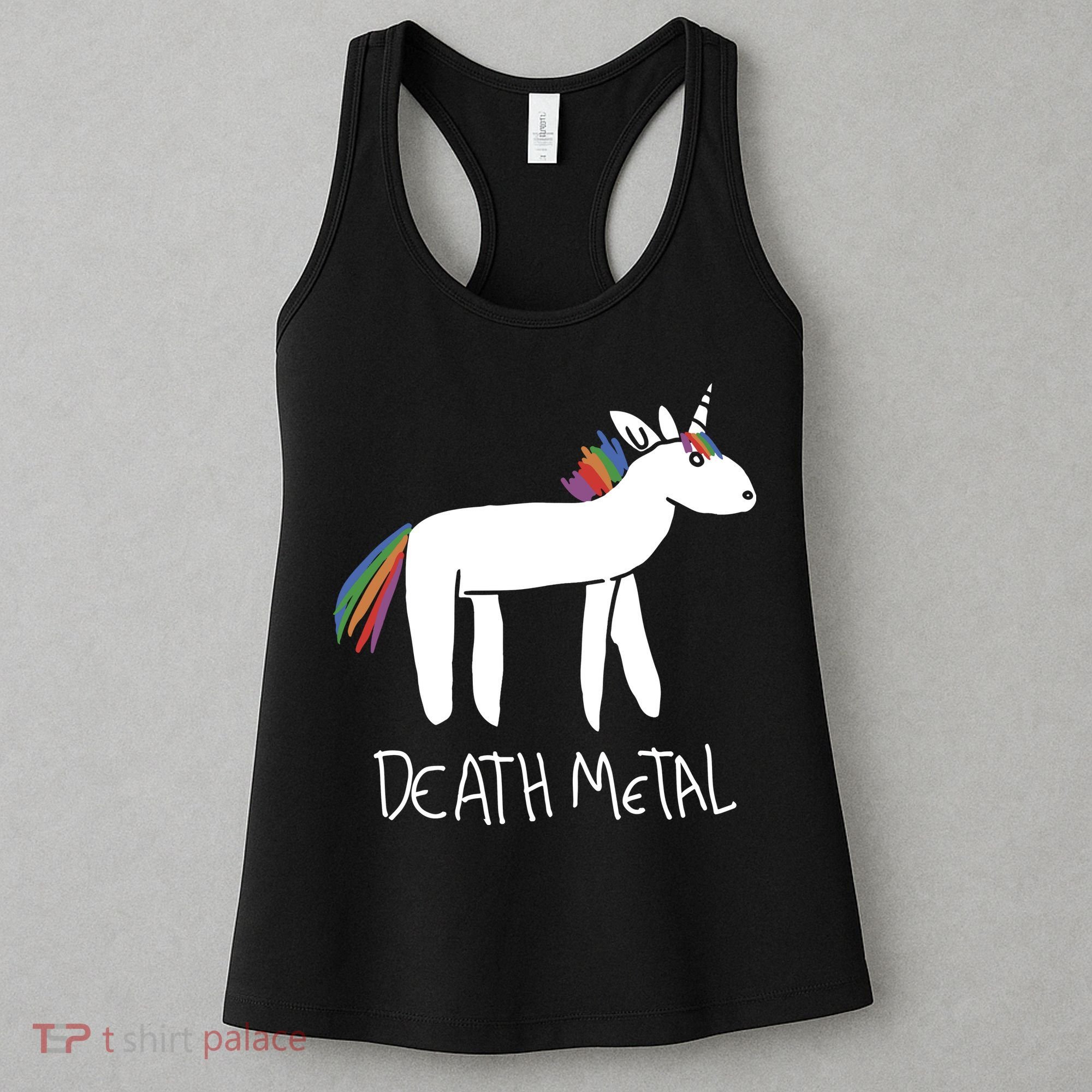Death Metal Unicorn Rainbow Women's Tank Top
