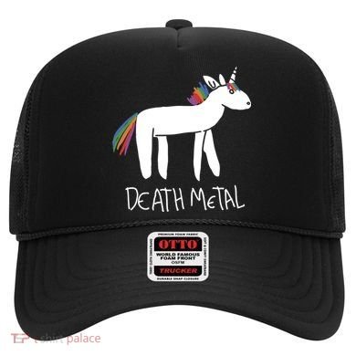 Death Metal Unicorn Rainbow Hat