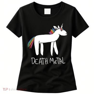 Death Metal Unicorn Rainbow Women's T-Shirt