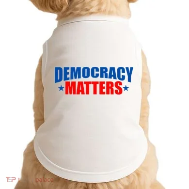 Democracy Matters Voting Doggie Tank
